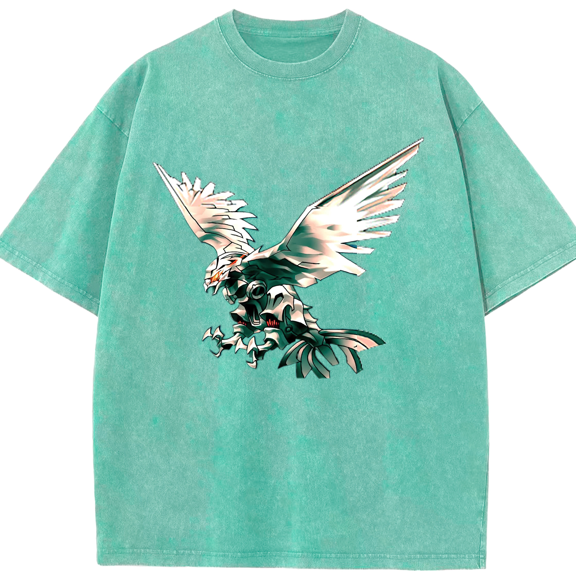 （画像用） 遊☆戯☆王 Yu-Gi-Oh! 綿100% ヴィンテージ風 半袖Tシャツ（フロントプリント）